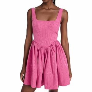 STAUD Landscape Dress in Lollipop, Size 8